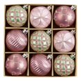 thumbnail image 1 of Decoración para árbol de Navidad de Hannah, 9 quilates, rosa y verde esmeralda, 1 of 7