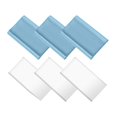thumbnail image 2 of TidBay 3Pcs Rectangle Tablecloth And Satin Table Runner 108 Inch Folding Plastic Tablecloths Stain Resistant Table Cover for Parties Weddings Restaurants, 2 of 8