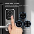 thumbnail image 3 of Lockly Secure Pro Smart Lock Wi-Fi, cerradura de puerta con teclado digital de entrada sin llave, cerradura de puerta delantera con sensor biométrico de huellas dactilares 3D con manija, control de vo, 3 of 5
