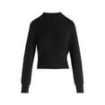 thumbnail image 6 of Scoop Women’s and Women's Plus Shrunken Cardigan Sweater, Midweight, Sizes XS-4X, 6 of 6