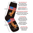 thumbnail image 6 of Foozys Small/Medium Novelty Crew Socks | Dragonflies Cute, Fun & Makes a Great Gift! | 2 Pair (Black & Teal) | Women’s Shoe Size 4-10, 6 of 8