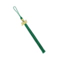 thumbnail image 4 of Tassel Decoration Hanging Date Drop Tassel Graduation Cap Tassel Pendant Polyester Graduation Cap Drop Prop, Green, 4 of 9