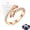 Rose Gold, variant on For Granddaughter - Filled It with My Love and Light Hug Ring, Granddaughter Gifts from Grandma, Adjustable Hug Ring for Granddaughter, Stackable Christmas Birthday Gift