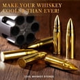 thumbnail image 2 of Juego de piedras de whisky Oaksea, reutilizables, de acero inoxidable, regalo, 2 of 7