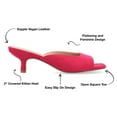 thumbnail image 3 of Journee Womens Larna Slip On Kitten Heel Open Toe Dress Sandals, Widths Available, 3 of 10