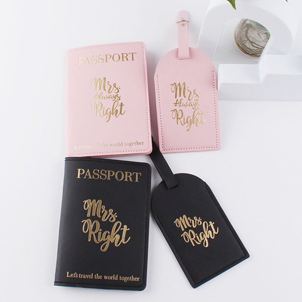Mr and Mrs Passport Holder and Luggage Tags - Mr and Mrs Luggage Tag Set,  Honeymoon Passport Holder …See more Mr and Mrs Passport Holder and Luggage