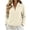 15# Beige, variant on Sherpa Sweatshirts Womens Quarter Zip Fleece Pullover Warm Jacket Half Mockneck Sweatshirt Long Sleeve Layering Tops Fuzzy Teddy Outdoor Hiking Fall Winter Outwear Army Green S