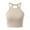 Beige, variant on MIXUE Tank Top for Women Summer Solid Color Round Neck Sleeveless Fashion Soft Stretchy Comfortable Casual Camisole Vest Womens Tank Tops Outwear,Blue,S