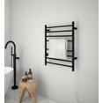 thumbnail image 3 of Ancona Prestige Double Porte-Serviettes Mural de 8 Barres en Noir Mat, 3 of 4