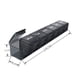thumbnail image 5 of Paquete de 2 organizadores semanales grandes de pastillas – Planificador de vitaminas de 7 días y caja de medicamentos con compartimentos grandes – Sin BPA (negro + blanco), 5 of 5