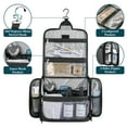 thumbnail image 3 of PAVILIA Large Hanging Toiletry Bag Travel Bag Women Men, Cosmetic Organizer, Water Resistant Makeup Bag Accessories Toiletries, Travel Essentials Kit, Black, 3 of 7