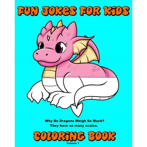 Fun Jokes For Kids Coloring Book (Paperback)