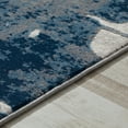 thumbnail image 3 of Better Homes & Gardens Blue & Gray Botanical Blooms, Indoor Area Rug, 5' x 7', 3 of 5
