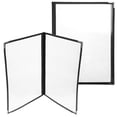 thumbnail image 4 of SHISUYAN 2Pcs Clear Binder Cover Restaurant Menu Binder Daily Use Restaurant Loose-leaf Folder, 4 of 9