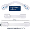 thumbnail image 2 of Strap Locks for Child Safety Cabinets, Multi-Purpose Latch, for Cabinets, Drawers, Oven, Toilet Seat, Refrigerator, Pack of 8, 2 of 5