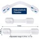 thumbnail image 2 of Strap Locks for Child Safety Cabinets, Multi-Purpose Latch, for Cabinets, Drawers, Oven, Toilet Seat, Refrigerator, Pack of 8, 2 of 5