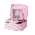 thumbnail image 1 of Bolsa de maquillaje de viaje, caja de maquillaje, organizador, bolsa de almacenamiento portátil, cepillo de cosméticos, 1 of 5