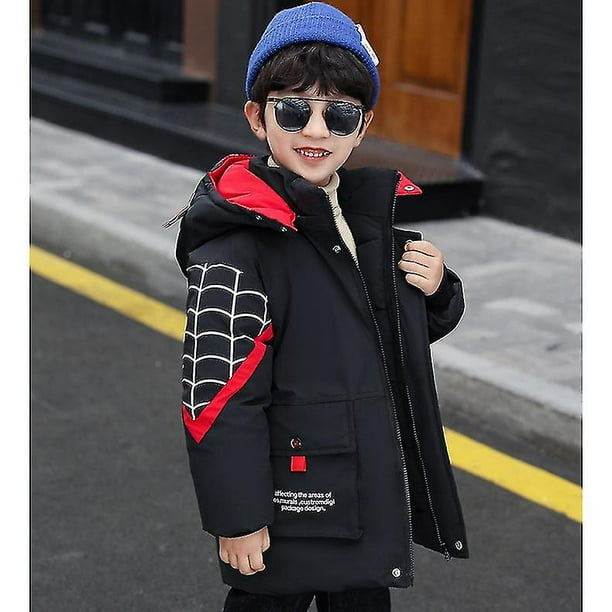 Spider man Hooded Jacket Kids Winter Warm Coat