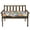 Flower, variant on Waterproof Indoor/Outdoor Garden Bench Seat Cushions, 59 inch Thicken Patio Bench Cushions Soft Rocking Chairs Pad Lounger Seat for Porch Wicker Loveseat Settee (Grey Leaves)