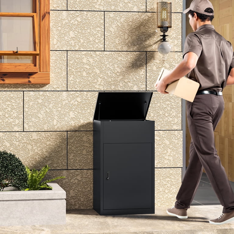 STANI Metal Package Delivery Boxes with Coded Lock, Anti-theft