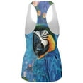 thumbnail image 2 of Blue Hyacinth Macaw Splatter All Over Womens Work Out Tank Top Multi LG, 2 of 2