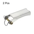 thumbnail image 3 of Unique Bargains 2.5'' Metal Replacement Latch Receiver Hitch for Trailer, Silver 2 Pack, 3 of 5