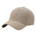 thumbnail image 3 of Classic Plain Baseball Cap, Unisex Adjustable Casual Sports Hat with Multiple Solid Colors, Lightweight Breathable Outdoor Sun Hat for Running, Walking, Camping and Everyday Wear, 3 of 8