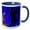 Blue/White, variant on 3drose, Blue Leaf Shadow, 11oz Magic Transforming Mug