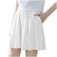 thumbnail image 2 of hengsof Girls Pull On Shorts Quick Dry Flowy Shorts with Pockets Elastic Athletic Skorts for Fitness Running Cheer Sports 3-15Y, 2 of 4