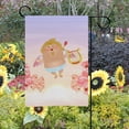 thumbnail image 2 of Cooper Girl Cartoon Angel and Rose Garden Flag Banner Polyester for Outdoor Home Garden Flower Pot Double Side Print 12x18 Inch Yard Flags, 2 of 2