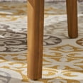 thumbnail image 3 of Noble House Stamford 5 Piece Wooden Round Patio Dining Set in Teak, 3 of 5