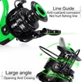 thumbnail image 6 of MixMart Fishing Reel - 5.2:1 High Speed Spinning Reel Lightweight 11+1BB Ultra Smooth, 6 of 6