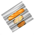 thumbnail image 4 of Heat Resistant High Efficiency French Bread Baking , Baguette , Non-Stick For Bakery Kitchen Accessory Home Restaurant 4 Grooves, 4 of 8