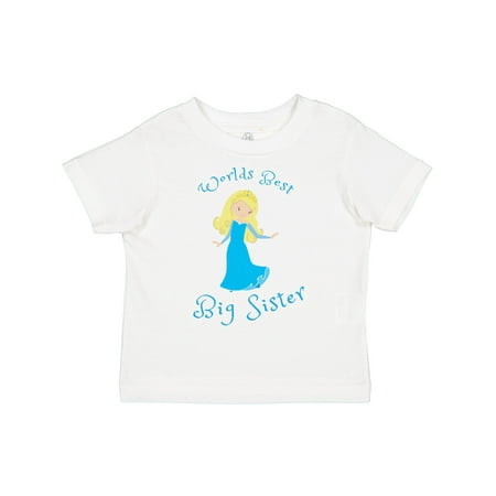 

Inktastic World s Best Big Sister Gift Toddler Toddler Girl T-Shirt