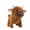 Brown, variant on Toy for All Ages Lifelike Cow Design with Soft Safe Indoor Outdoor Play Ideal Idea Realistic Animatronic Feel That,19 cmx10 mx20 cm,Yellow