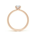 thumbnail image 2 of ANGARA Natural Cushion Diamond Solitaire Engagement Ring in 14K Rose Gold for Women (Size-5.25mm| Color-G| Clarity-VS2) | April Birthstone, Anniversary, Jewelry Gift for Women | Natural Diamond Ring, 2 of 10