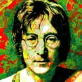 thumbnail image 4 of Stephen Chambers 15x15 White Modern Wood Framed Wall Art Titled - John Lennon 6, 4 of 6