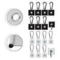thumbnail image 3 of Versatile Double-Sided Rv Canopy Hooks: Easy Installation for Camping & Decor! Black, 3 of 6