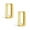 Gold C, variant on Women's Earrings Ages 8-12 Hypoallergenic Love Earrings 14K Gold Plated Earring Gold