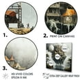 thumbnail image 3 of Designart "Enigmatic Castle In Surrealism" Surrealism Floater Framed Canvas Wall Art, 3 of 5