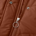thumbnail image 5 of Breezora Women Winter Hooded Lined Thicken Padded Coat Plus Size Warm Outdoor Jacket for Cold Weather Protection XXL Size Brown, 5 of 9