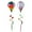 As Shown, variant on Eease Wind Spinners Rainbow Hanging Outdoor Decor 3pcs