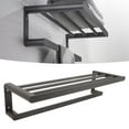 thumbnail image 4 of Towel Rack, Bath Shelves Double Bar Wall Mount  For Kitchen, 4 of 7