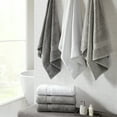 thumbnail image 3 of Home Essence 800gsm 100% Cotton Bath Sheet 2 Piece Set, Gray, 3 of 11