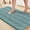 Aqua Haze, variant on Sage Green Bathroom Rugs Runner Extra Long 47 x 17 Large Bath Mat Plush Shaggy Chenille Bathroom Rug Non-Slip Bath Rug Runner Extra Soft & Absorbent Thick Floor Mats, Machine Washable, Sage