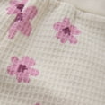 thumbnail image 3 of Minymo Shorts de Sport en Coton - Fleurs Roses/cygne Blanc (3 Ans), 3 of 3