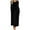 Black, variant on Cavosen Velvet Dresses for Women Crew Neck Long Sleeve Maxi Evening Gowns with Pocket Cocktail Elegant Dress