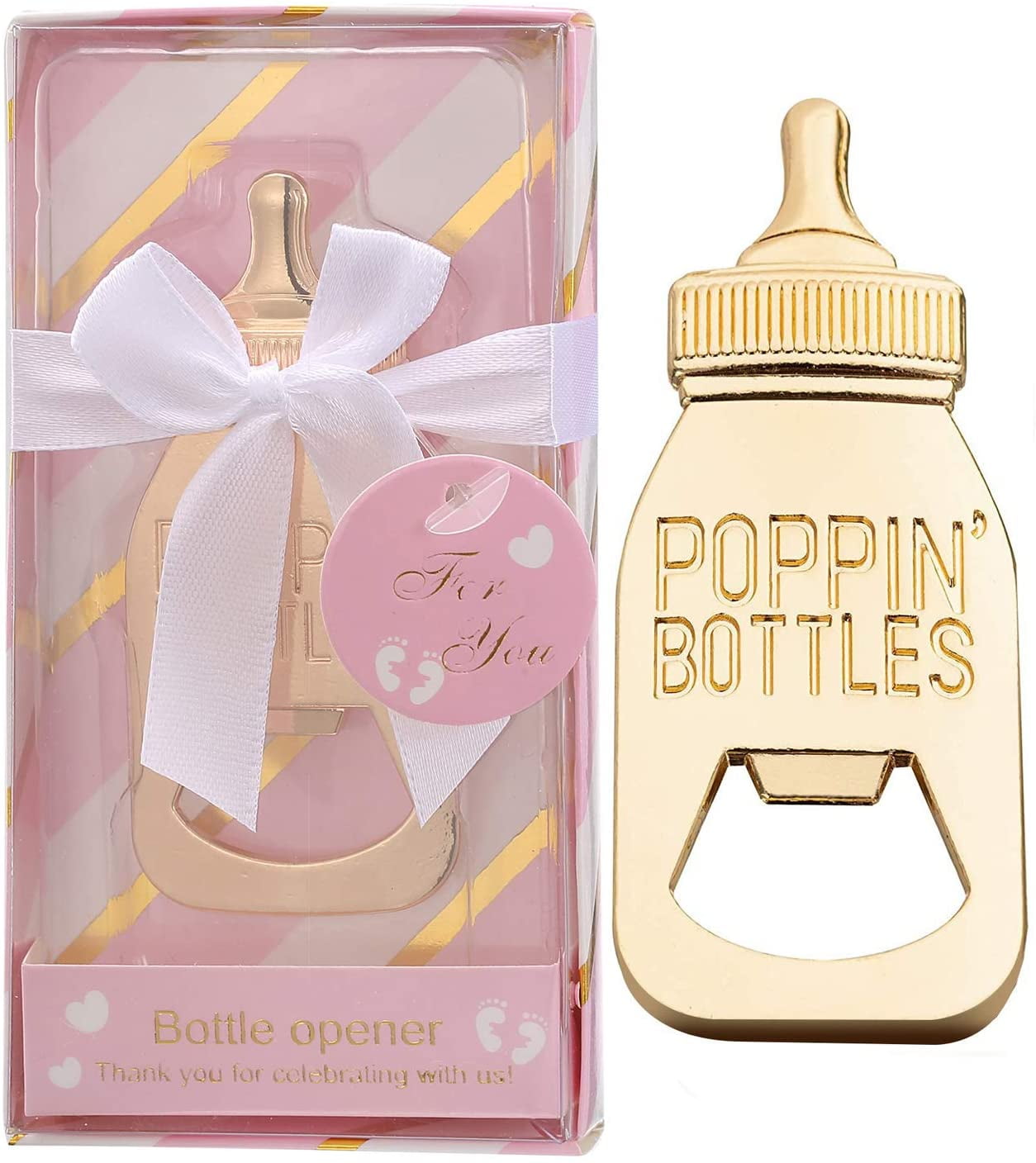 Bridal Shower Favors Gold Heart Shape Soda Beer Bottle Opener Creative Gift QK 