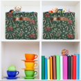 thumbnail image 6 of Yayeee Canvas Storage Basket with Handles for Shelves Fabric Bins Closet Organizer, Christmas Candy Cane, 6 of 8