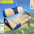 thumbnail image 2 of 10L0L Golf Cart Seat Cover for EZGO TXT RXV &Club Car DS,Washable Mesh Bench Seat Cover-Beige Blue, 2 of 7